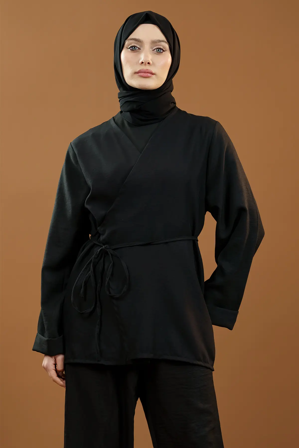 Bağlamalı Kimono Takım-detail