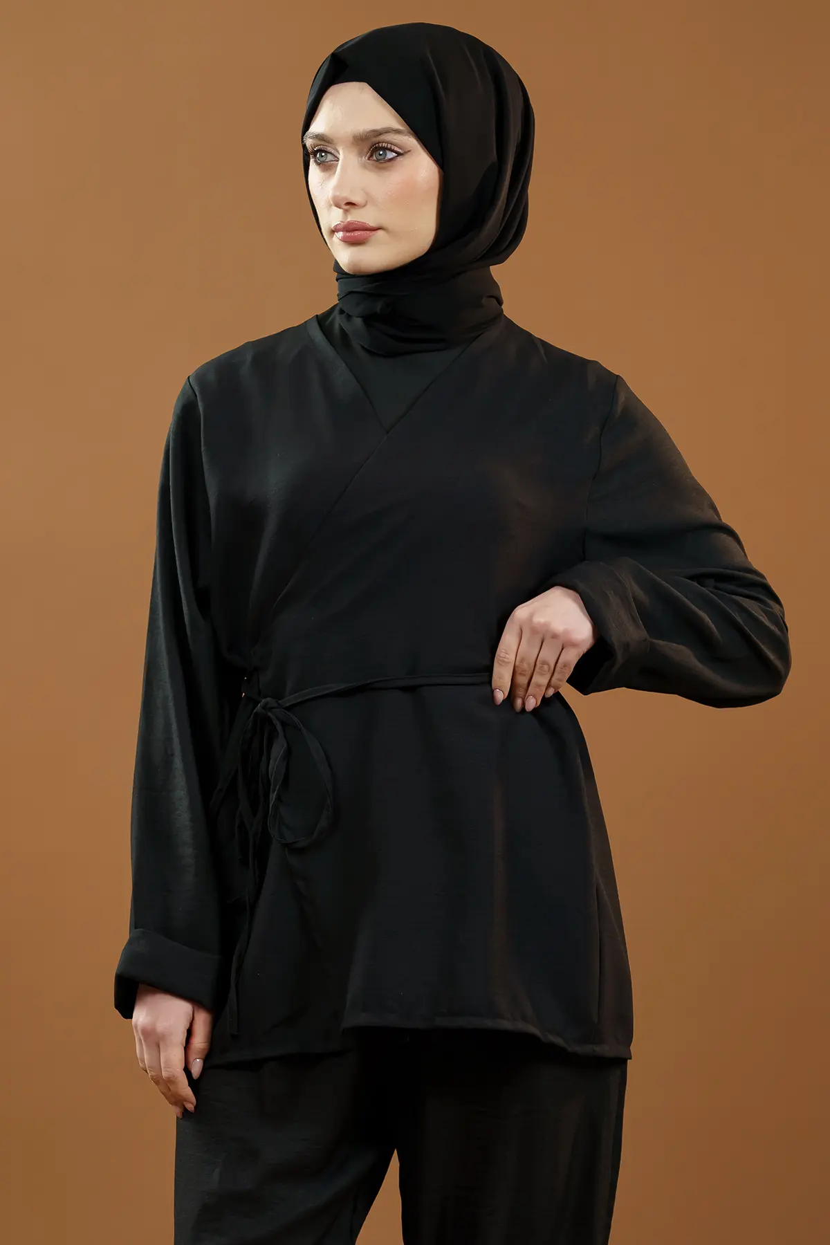 Bağlamalı Kimono Takım-detail