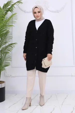 Baklava Desenli Hırka