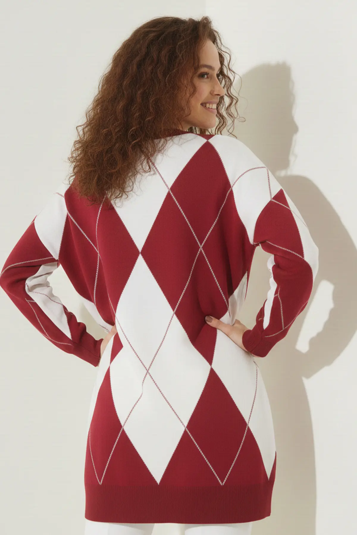 Baklava Desenli Triko-detail