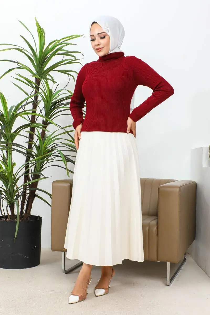 Balıkçı Yaka Kazak-detail