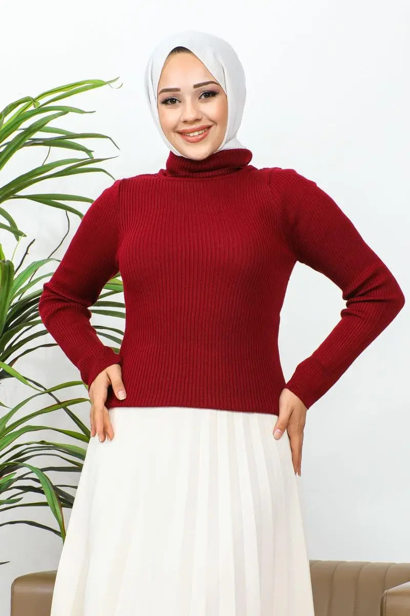 Balıkçı Yaka Kazak-detail