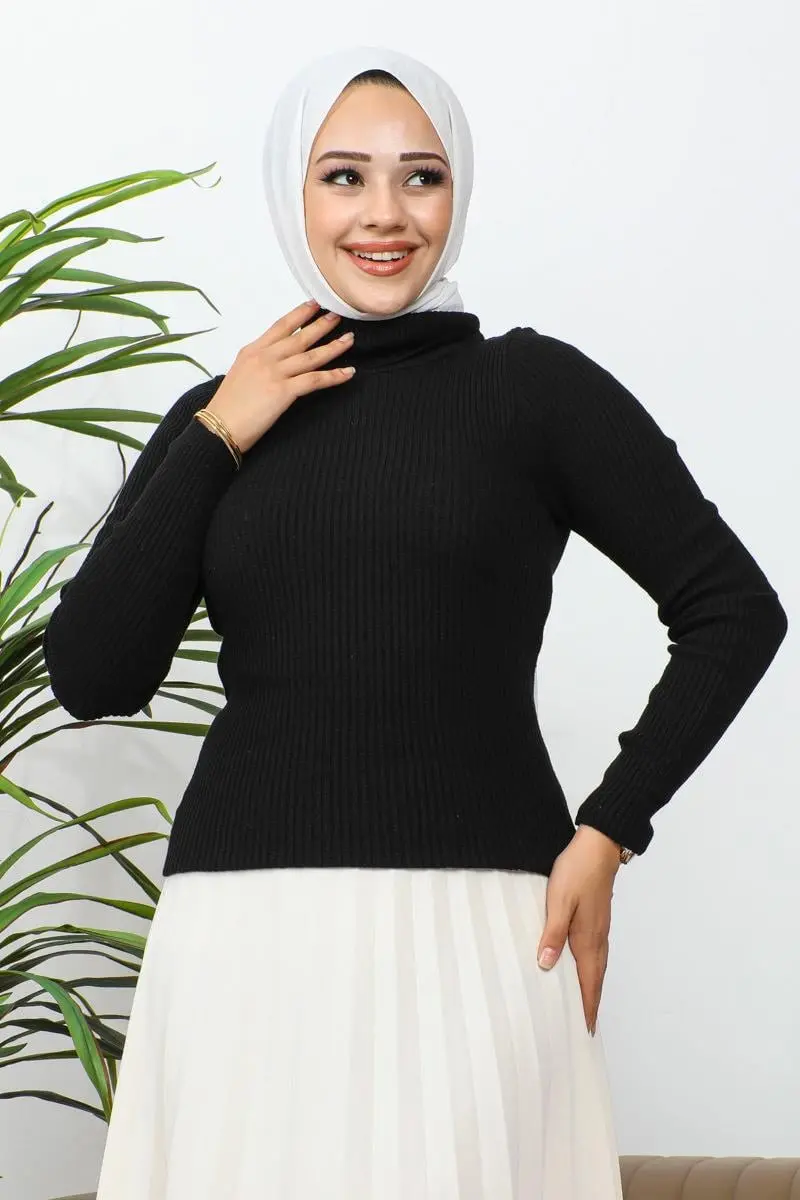 Balıkçı Yaka Kazak-detail