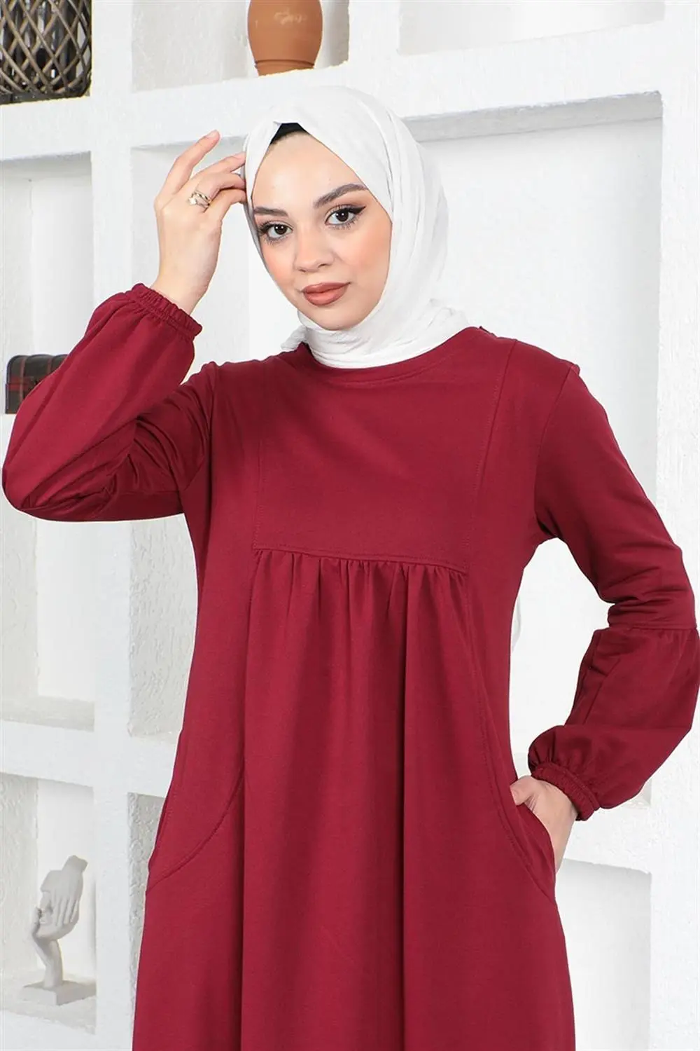 Balon Kol Spor Elbise-detail