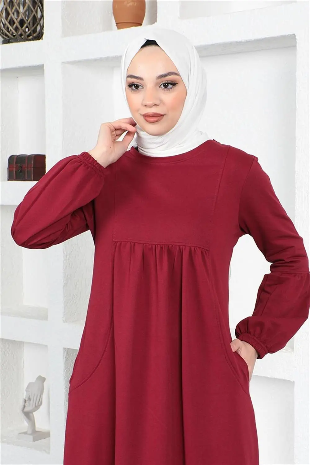 Balon Kol Spor Elbise-detail