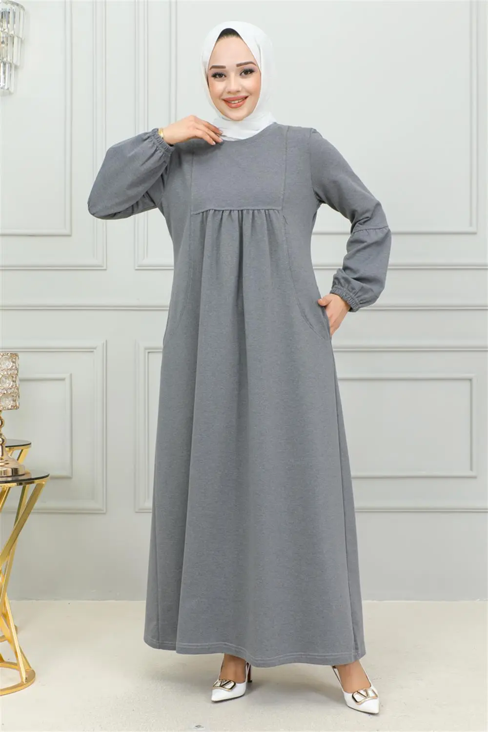 Balon Kol Spor Elbise-detail