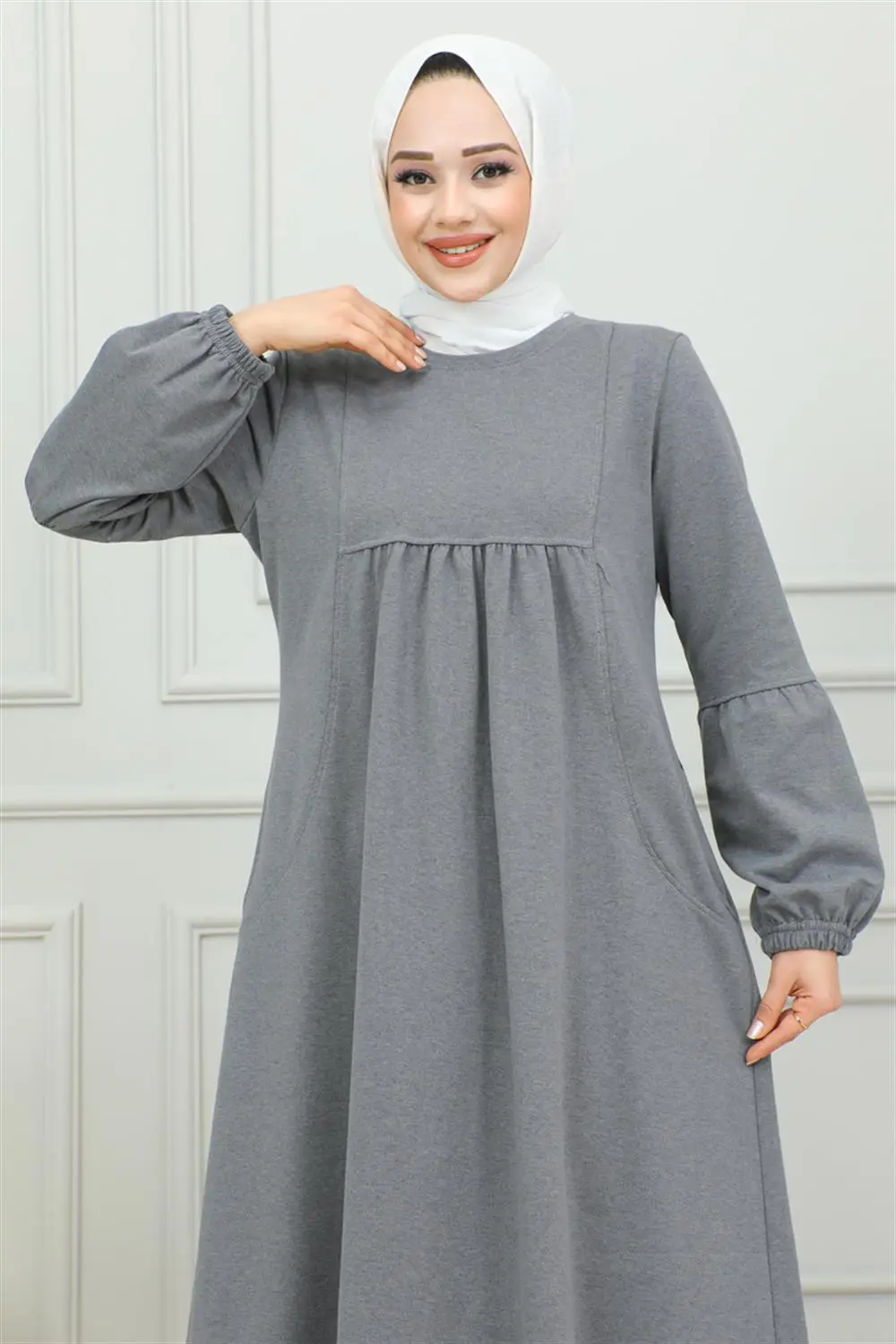 Balon Kol Spor Elbise-detail