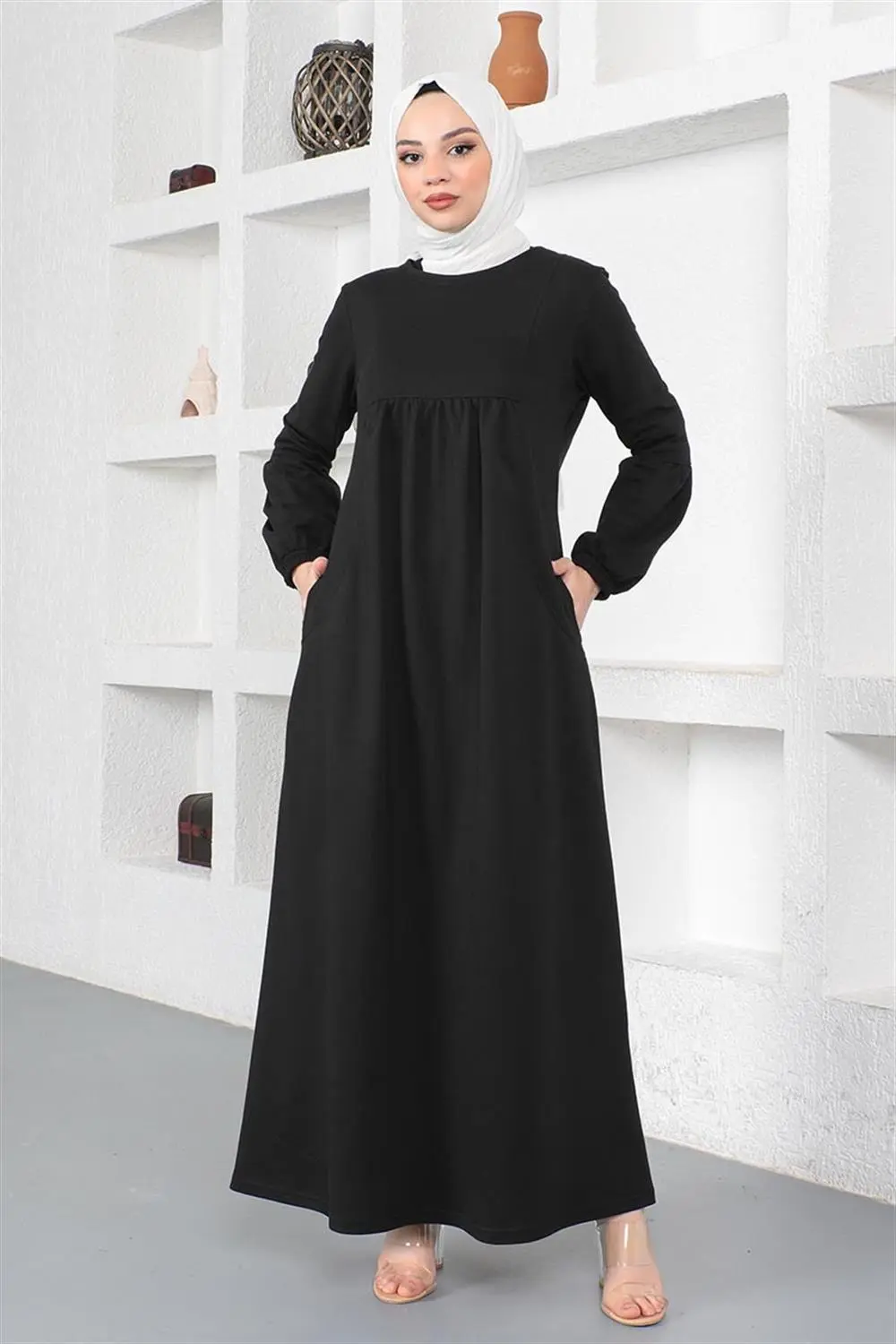 Balloon Sleeve Sports Dress-detail