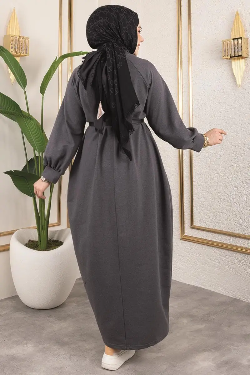 Balon Model Spor Elbise Antrasit-detail