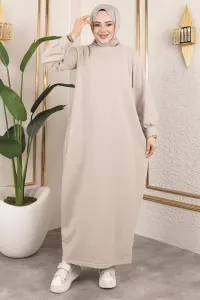 Balon Model Spor Elbise Bej