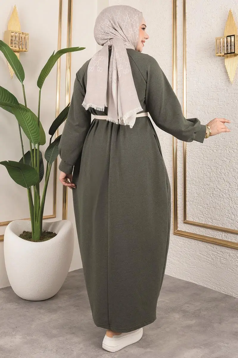 Balon Model Spor Elbise Haki-detail