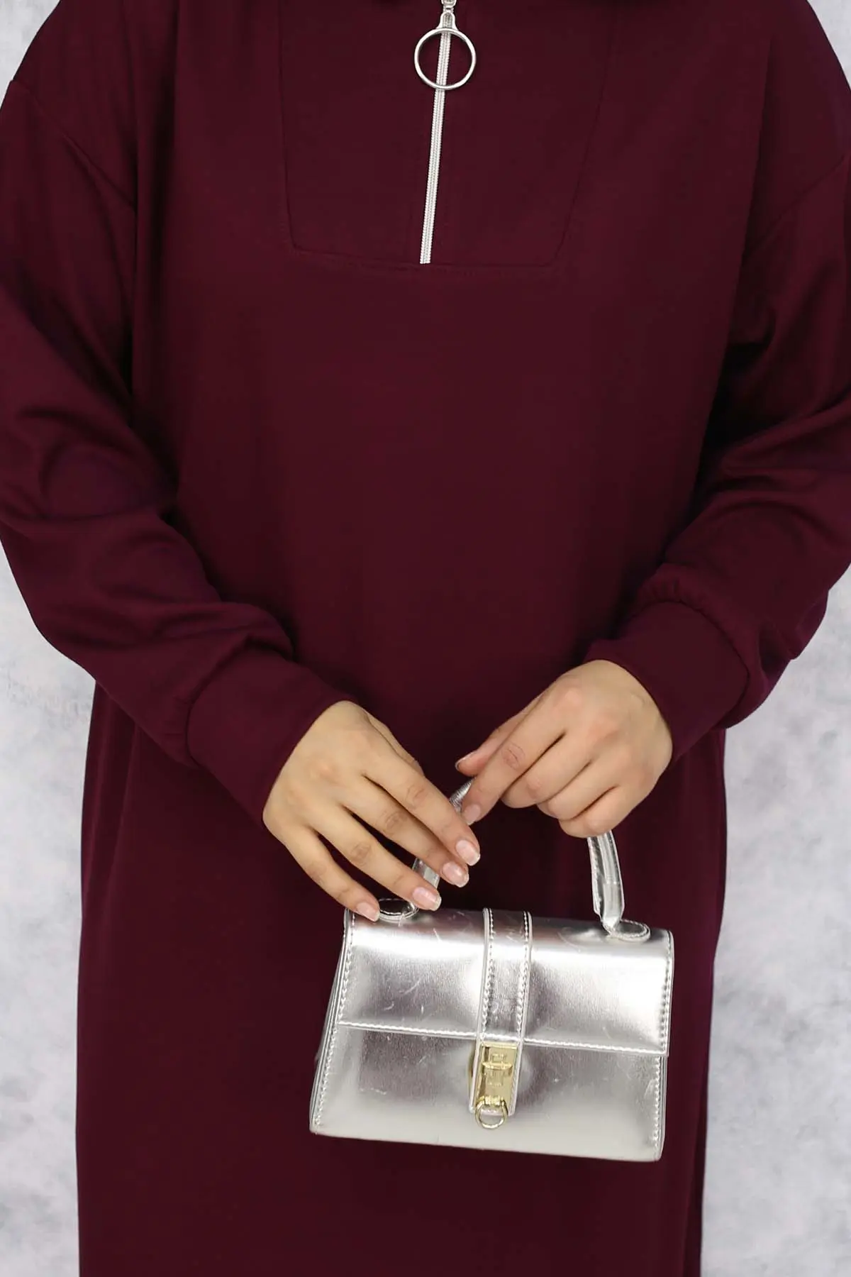 Basic Tesettür Elbise-detail