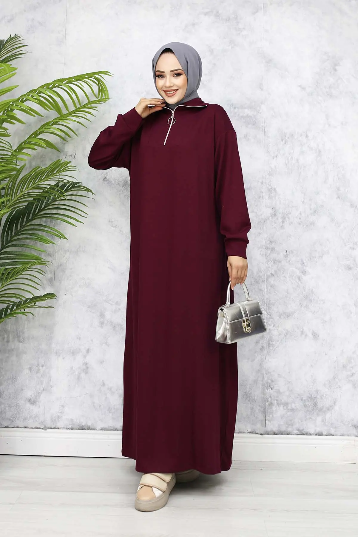 Basic Tesettür Elbise-detail