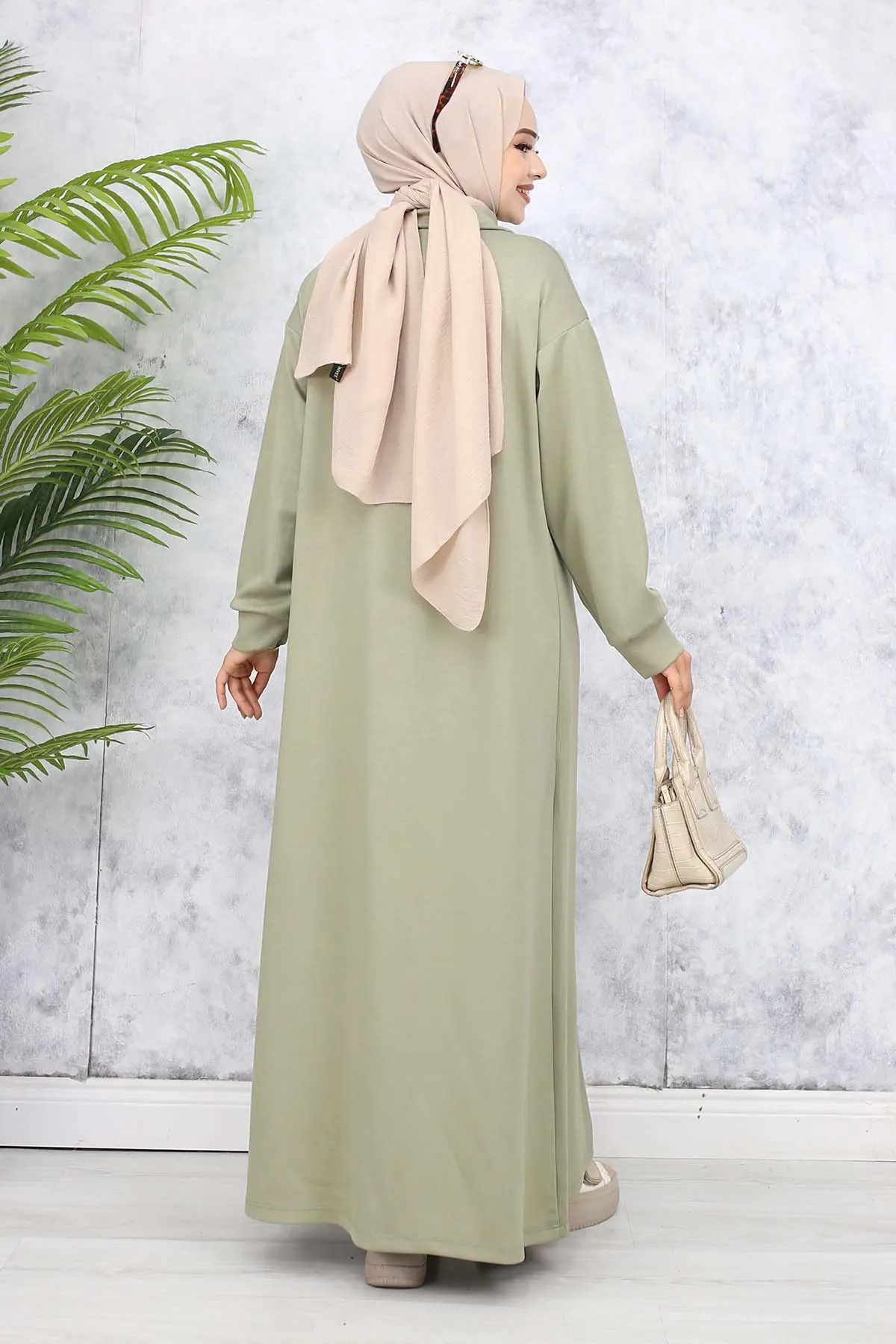 Basic Tesettür Elbise-detail