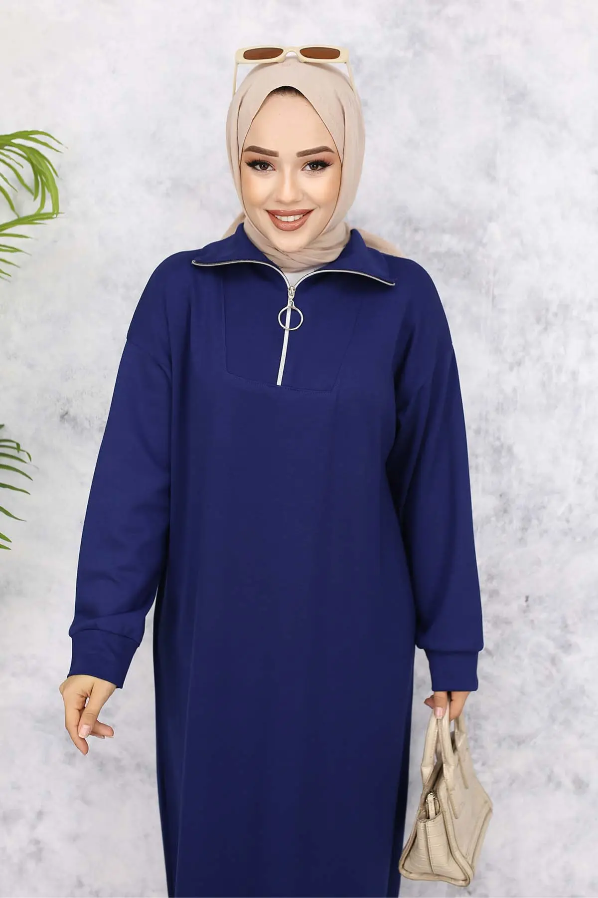 Basic Tesettür Elbise-detail