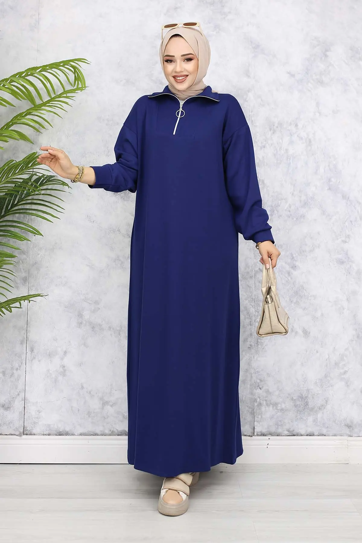 Basic Tesettür Elbise-detail