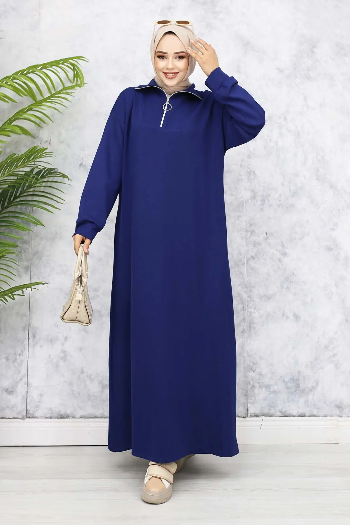 Basic Tesettür Elbise-detail