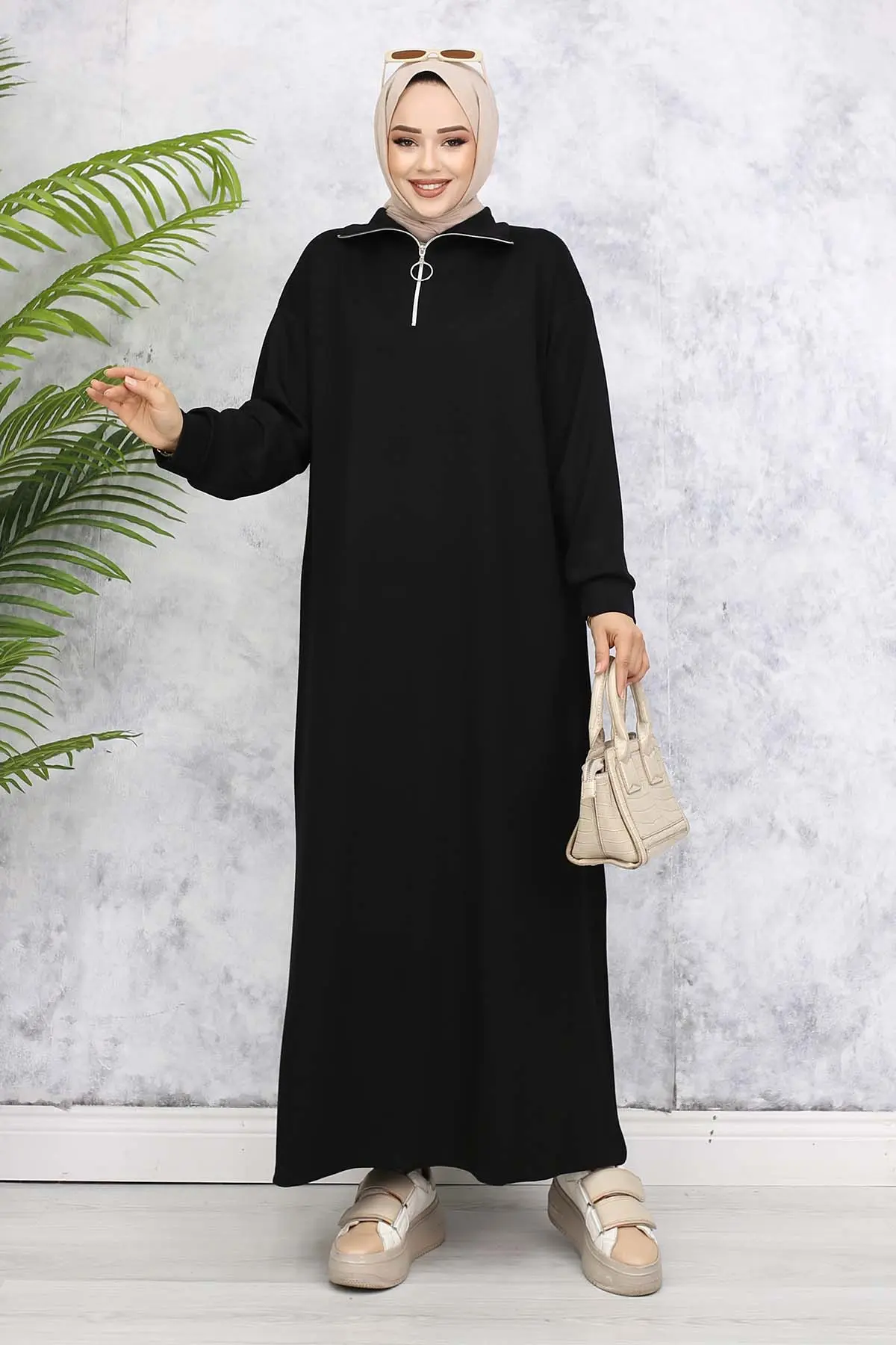 Basic Hijab Dress-detail