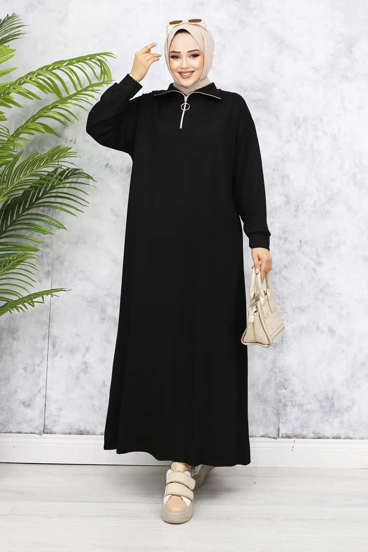 Basic Hijab Dress-detail