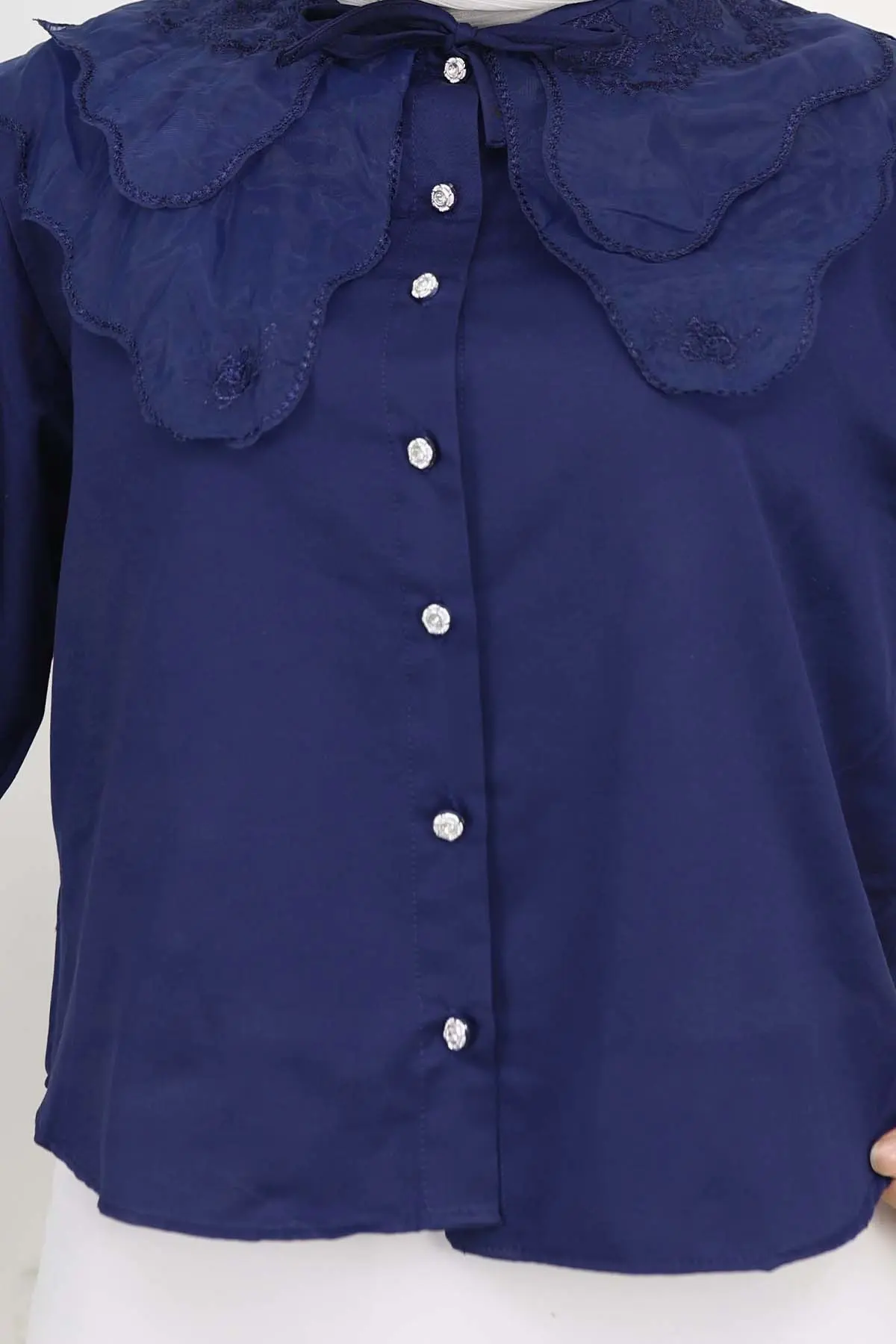 Bebe Yaka Kısa Gömlek-detail