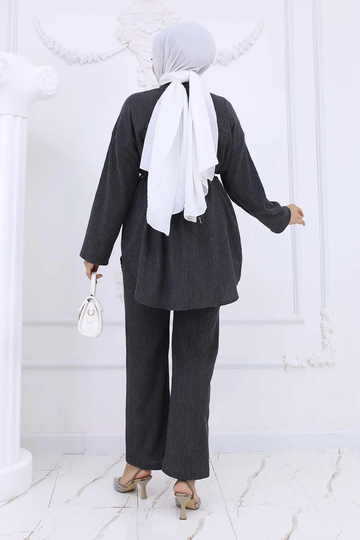 Beli Kuşaklı Bürümcük Ikili Takım-detail