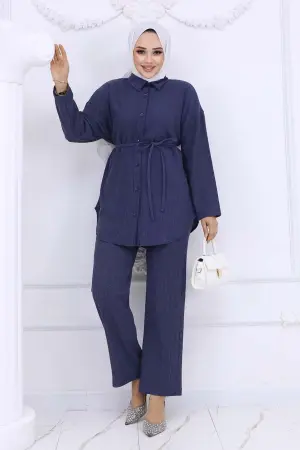 Beli Kuşaklı Bürümcük Ikili Takım