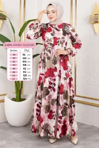 Tunnel Waist Hijab Dress