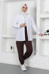 Beli Ve Paçası Lastikli Pantolon