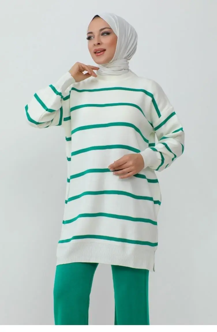 Crew Neck Knitwear Suit-detail