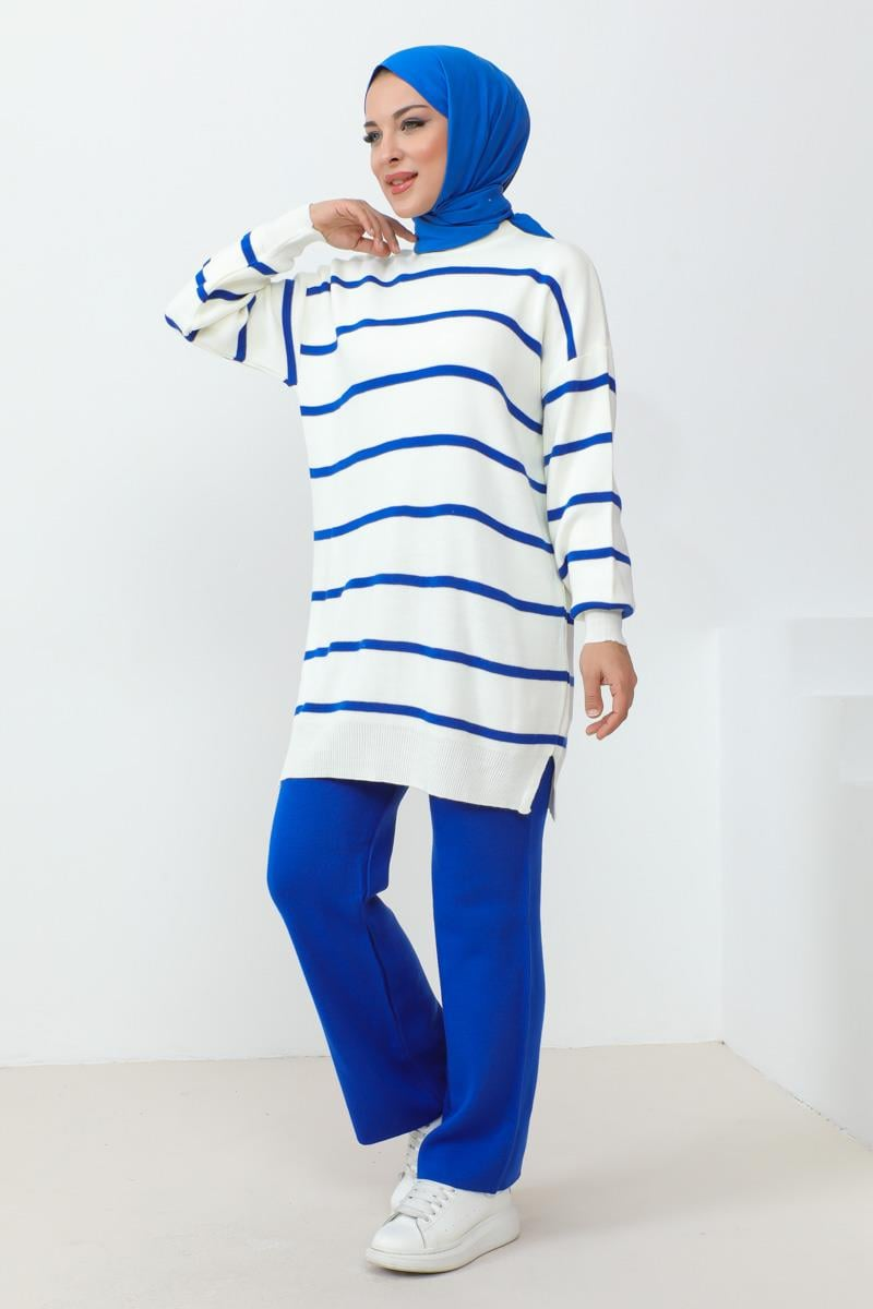 Crew Neck Knitwear Suit