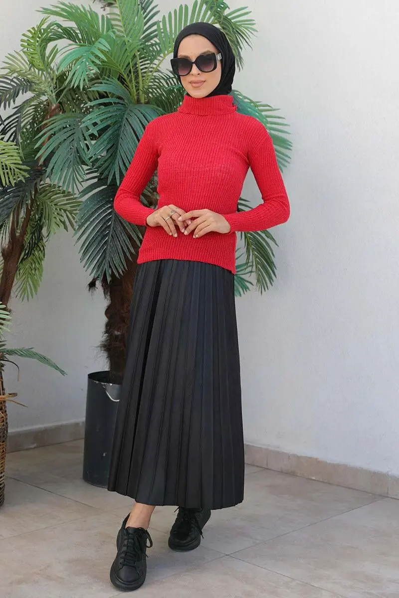 Boğazlı Triko Kazak-detail