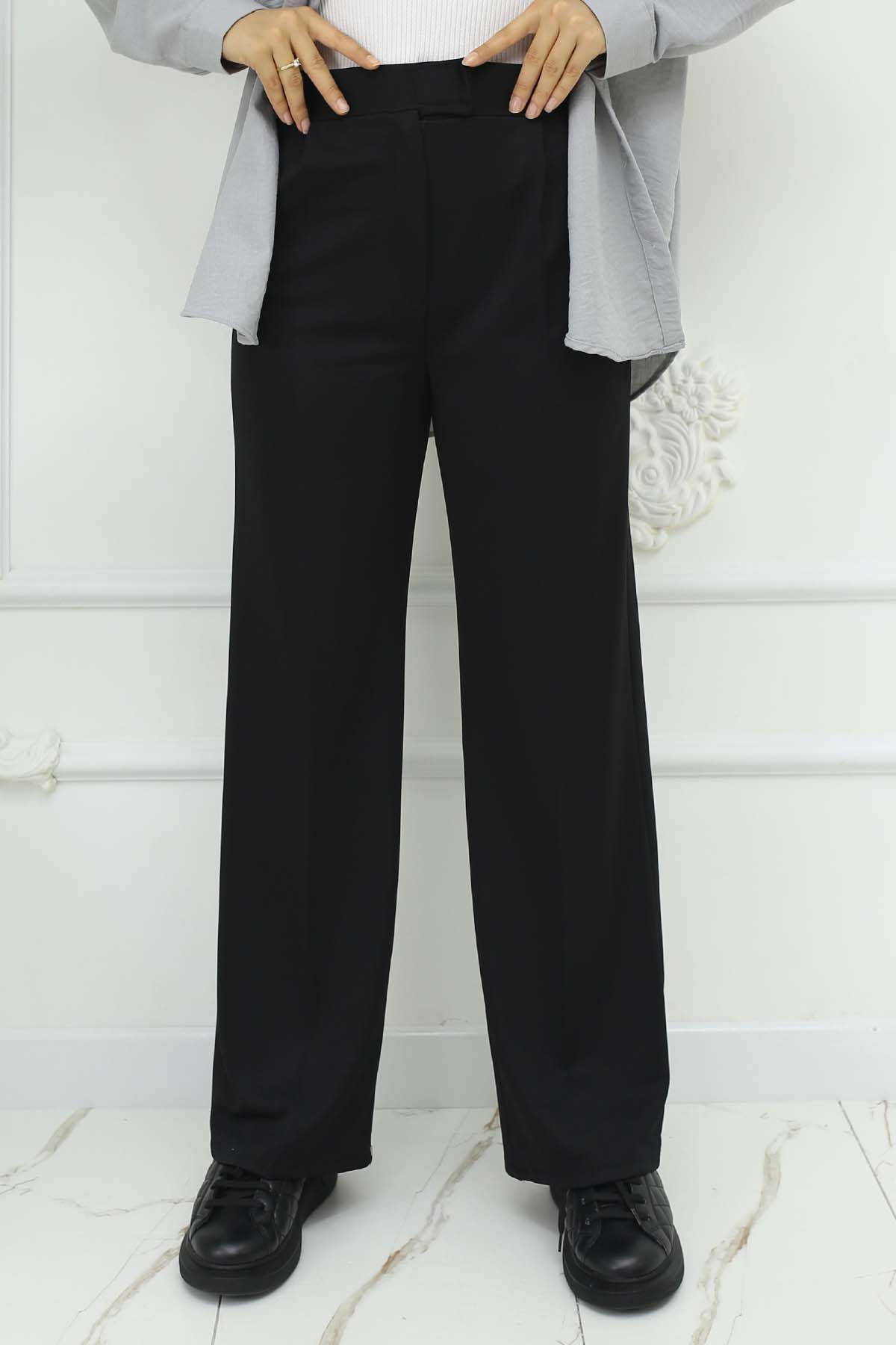 Wide Leg Palazzo Trousers