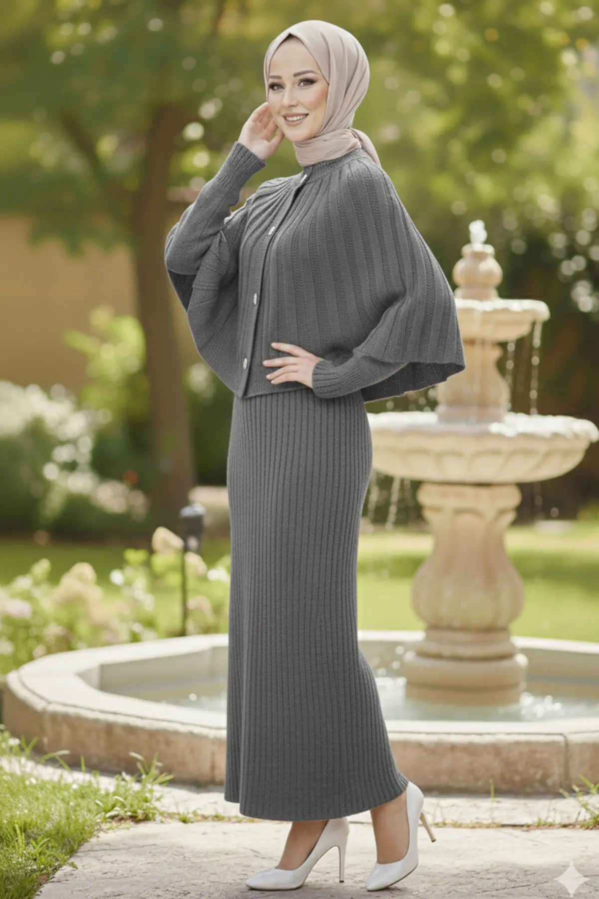 Bolero Knit Dress-detail