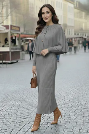 Bolerolu Triko Elbise