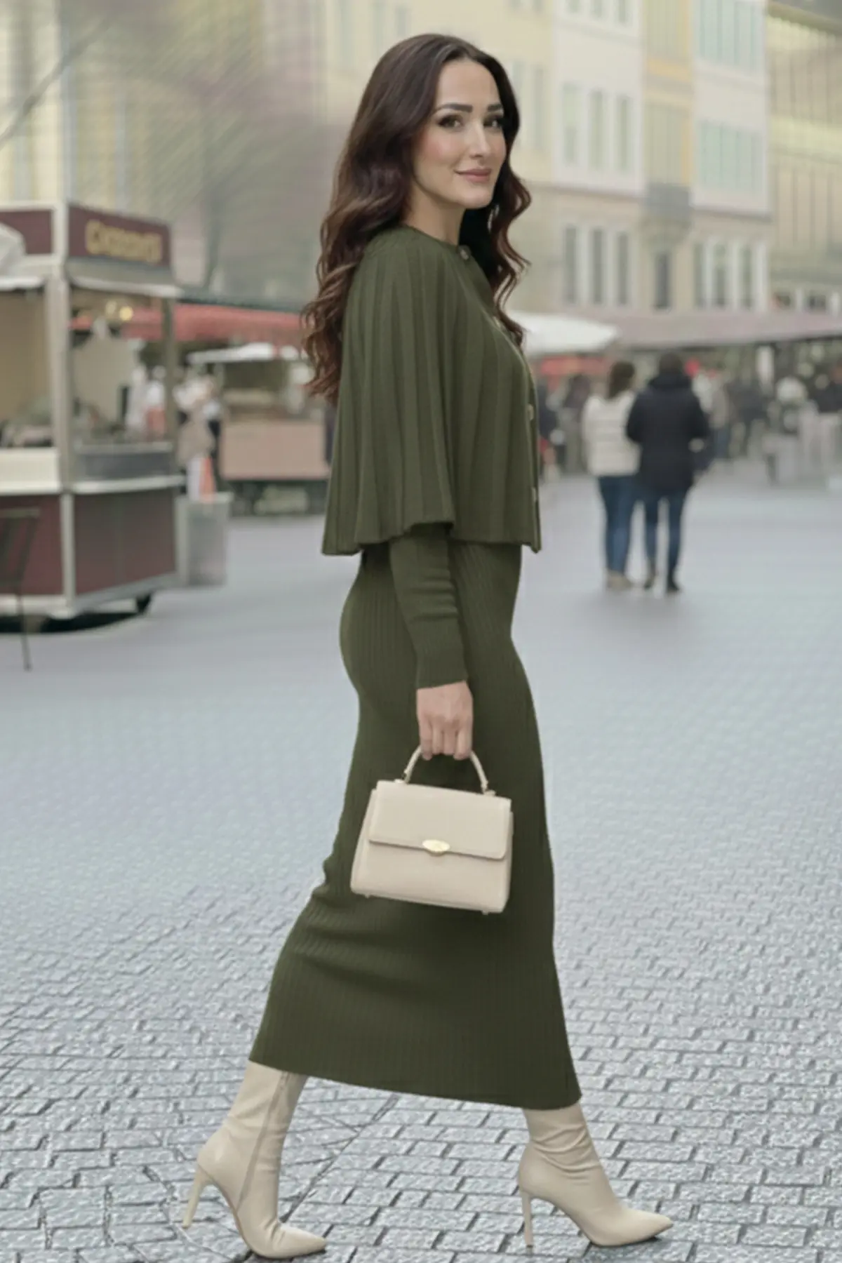 Bolero Knit Dress-detail