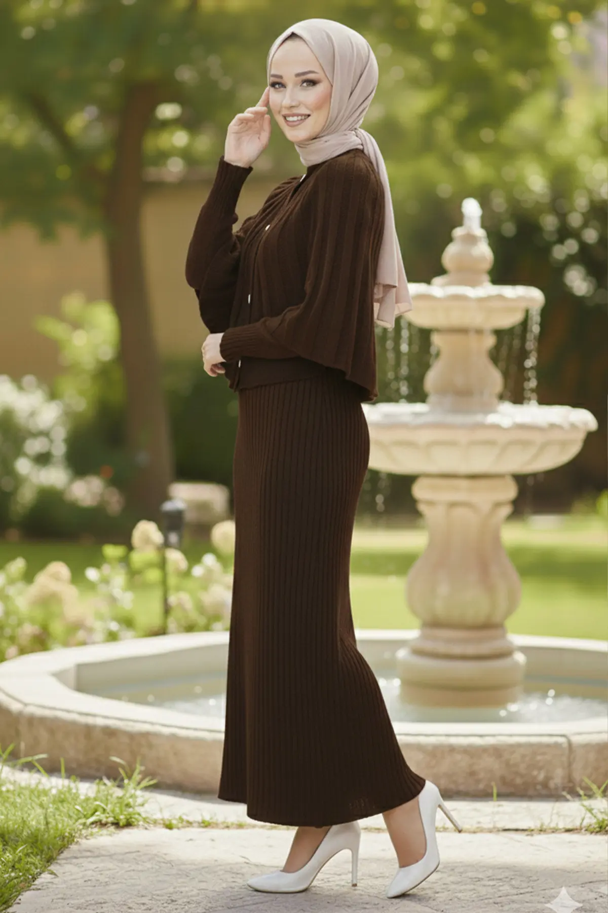 Bolero Knit Dress-detail