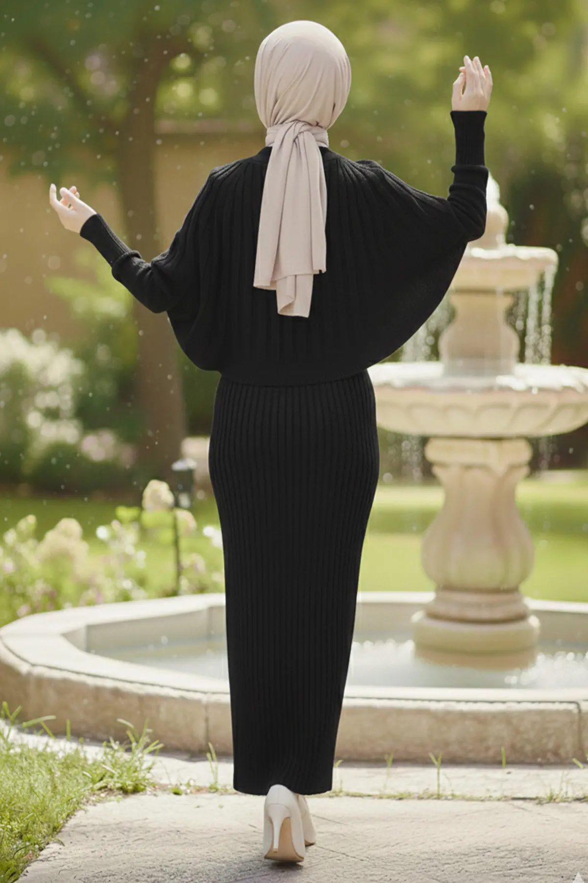 Bolero Knit Dress-detail