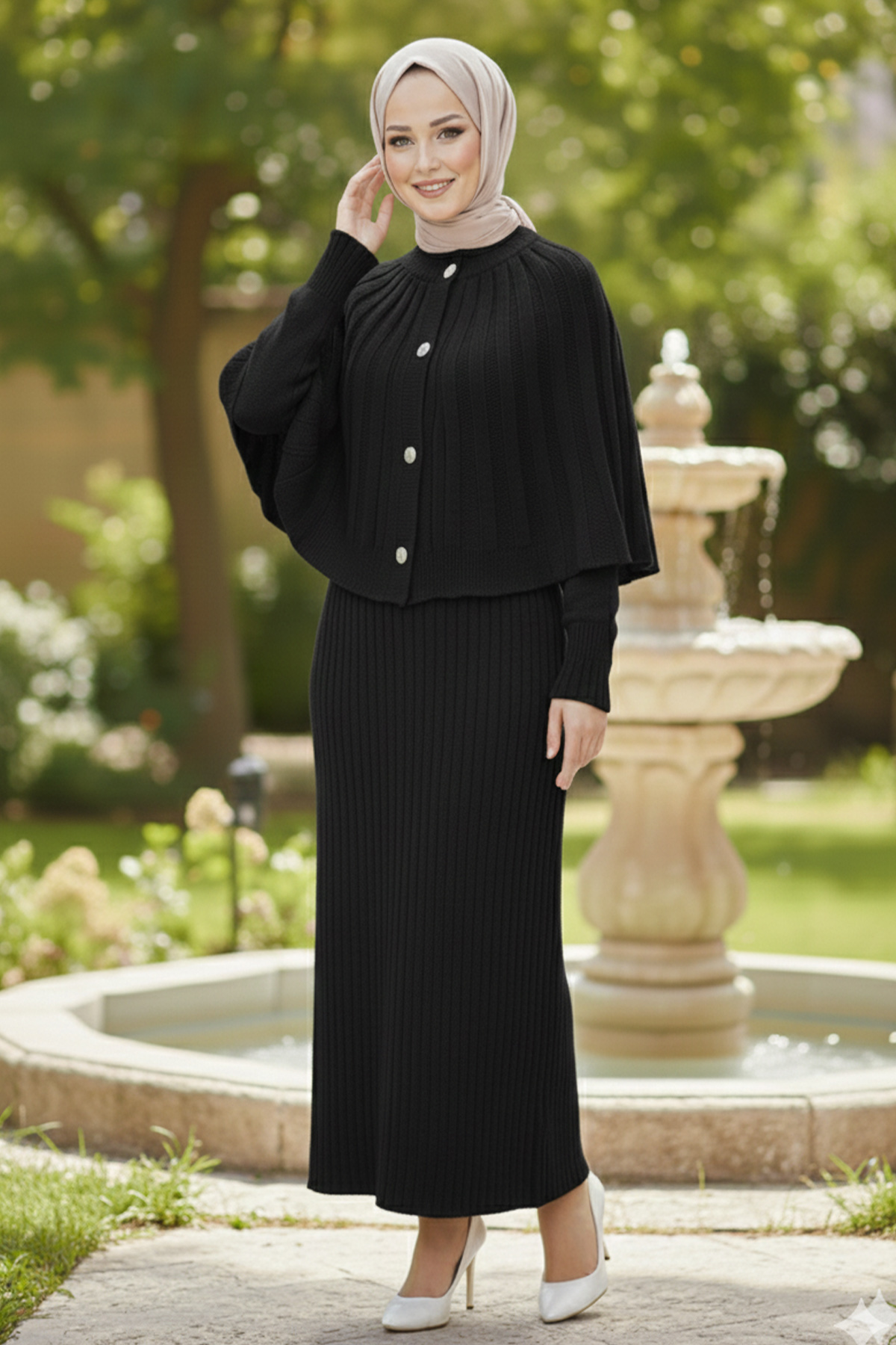 Bolerolu Triko Elbise