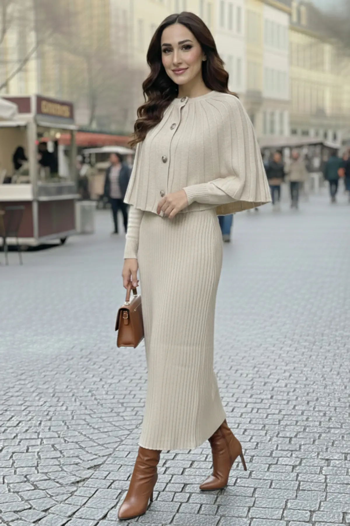 Bolero Knit Dress-detail