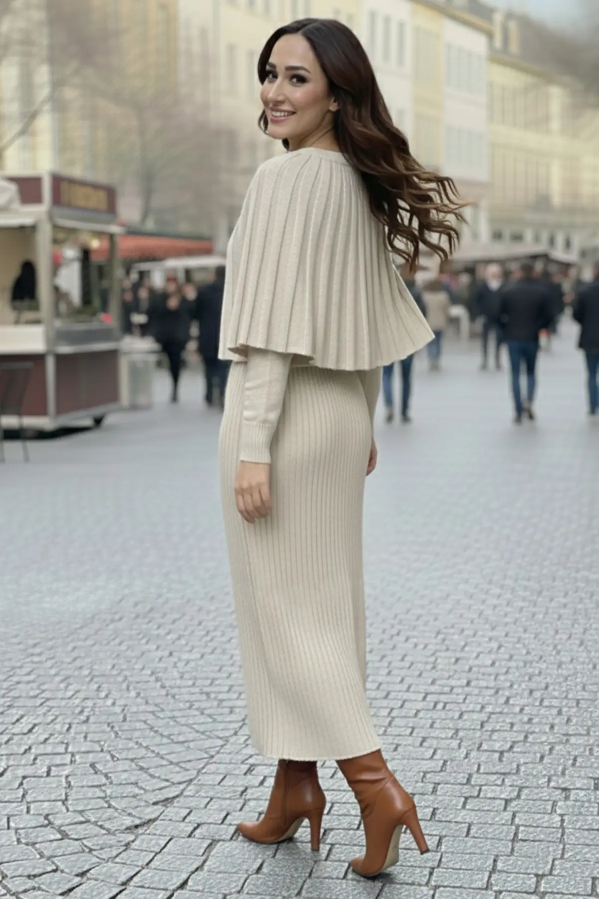 Bolero Knit Dress-detail