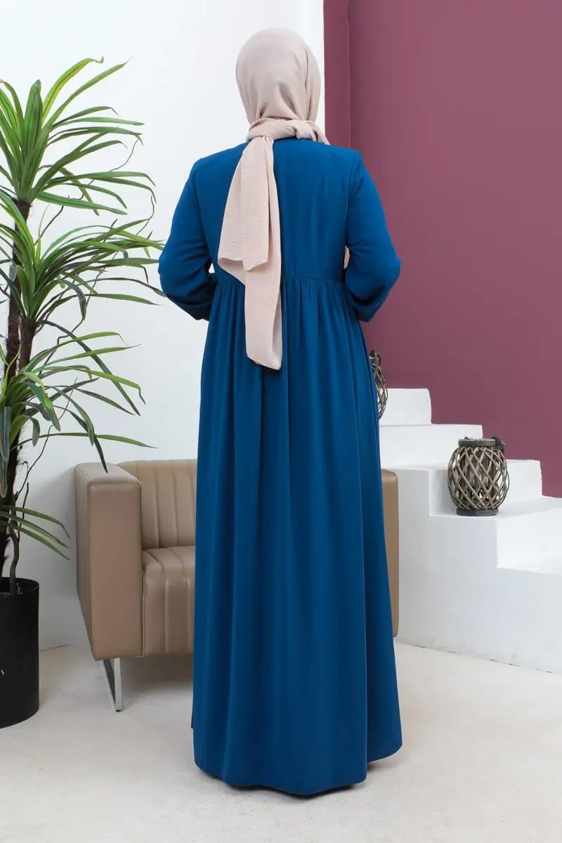 Boncuklu Işlemeli Ferace-detail