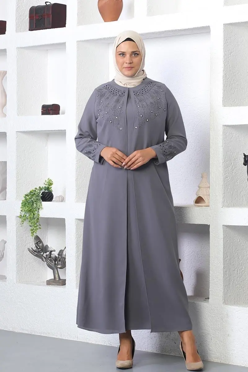 Büyük Beden Abiye Elbise-detail