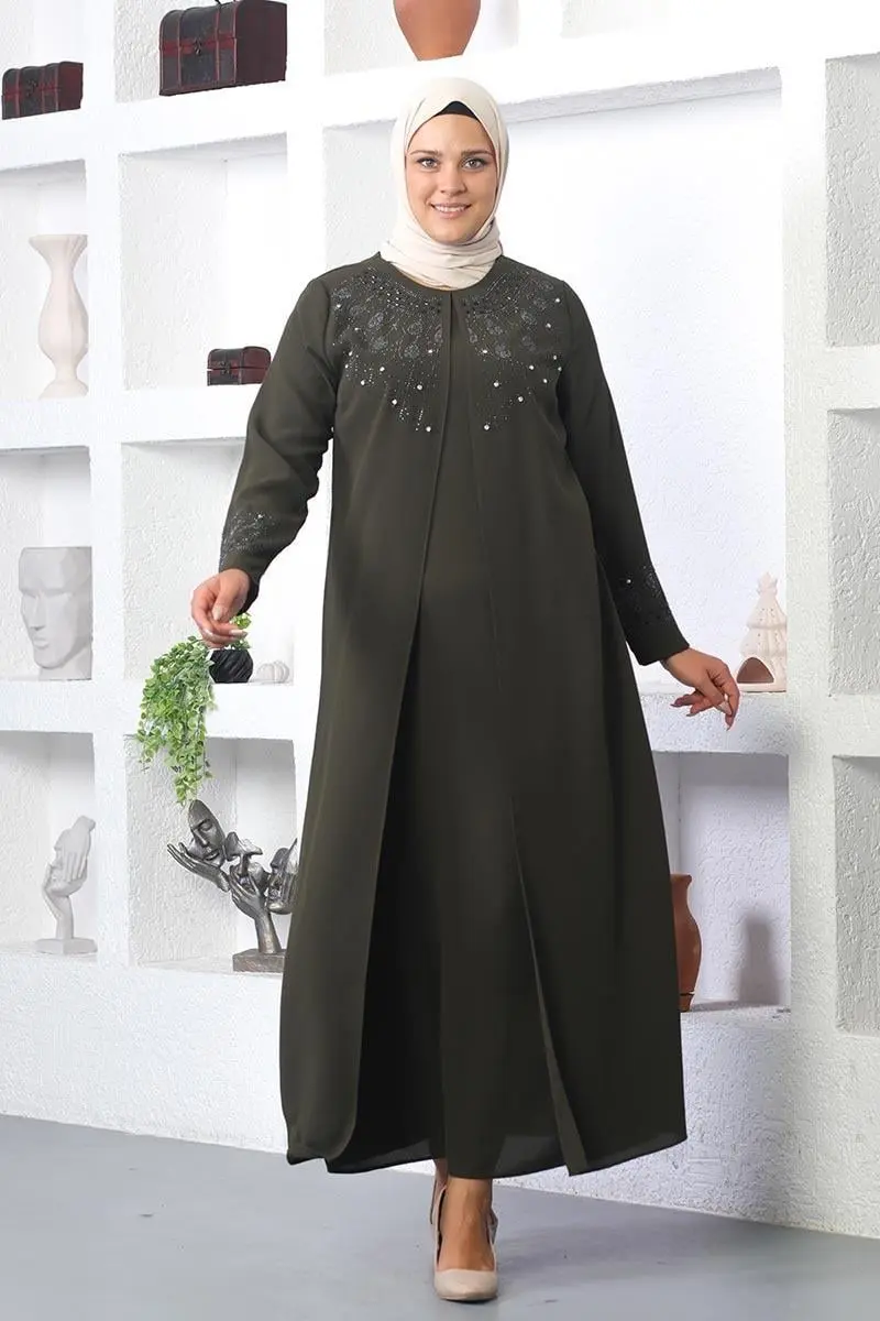 Büyük Beden Abiye Elbise-detail