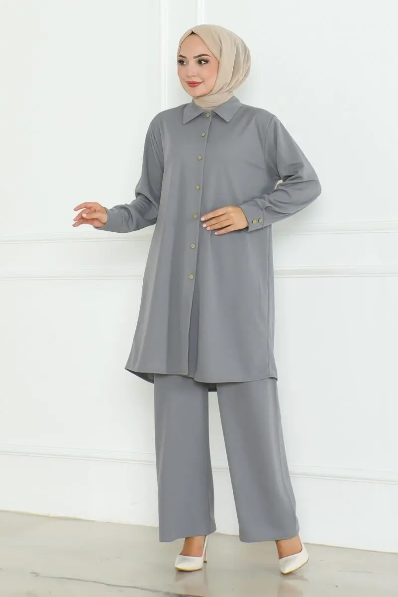 Plus Size Shirt Set-detail