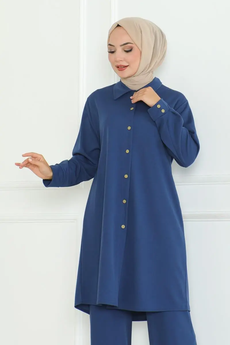 Plus Size Shirt Set-detail