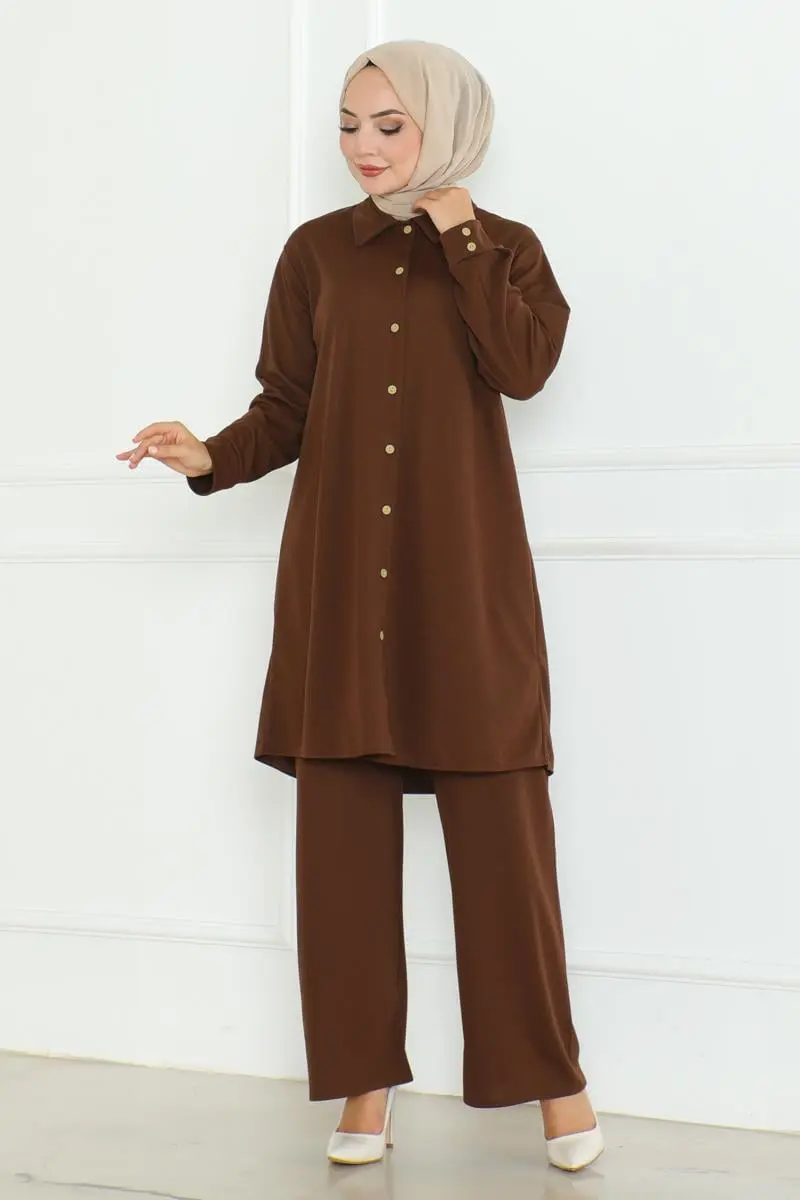 Plus Size Shirt Set-detail