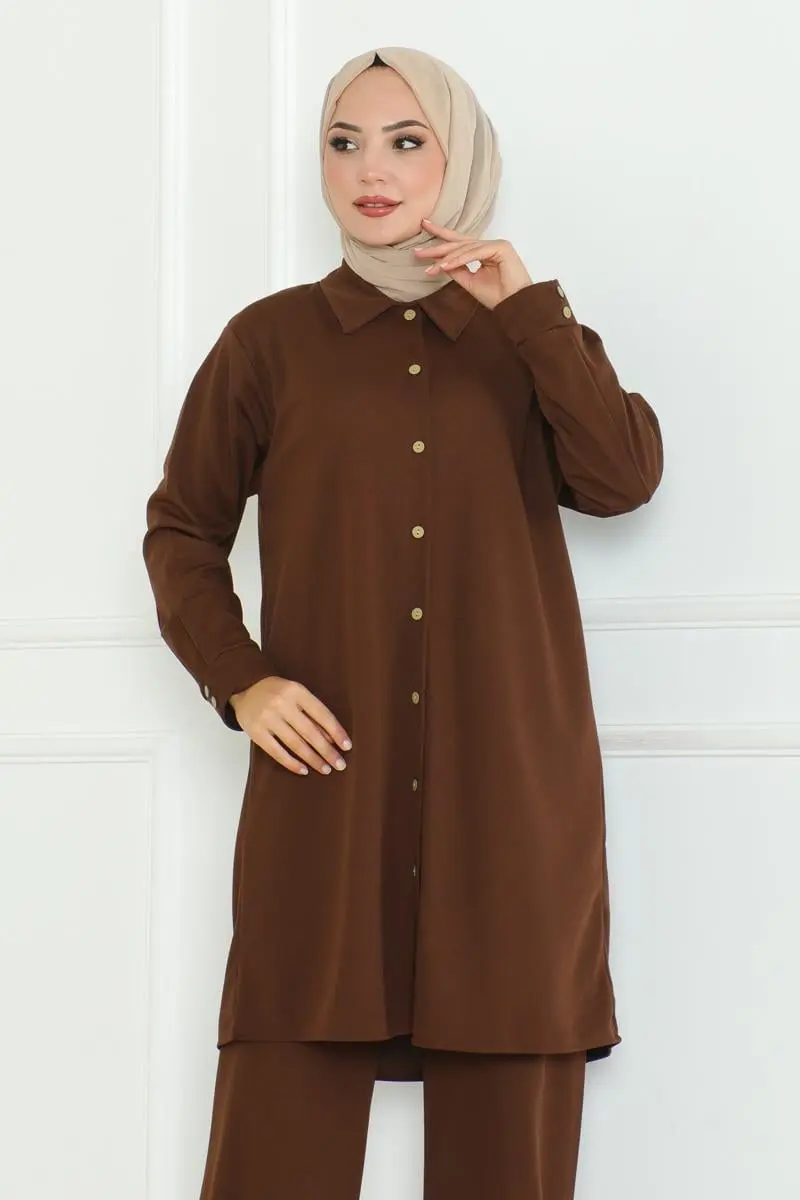 Plus Size Shirt Set-detail