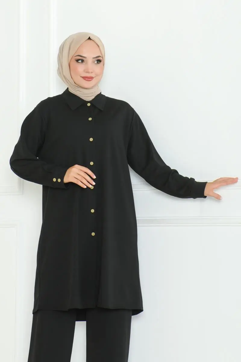 Plus Size Shirt Set-detail