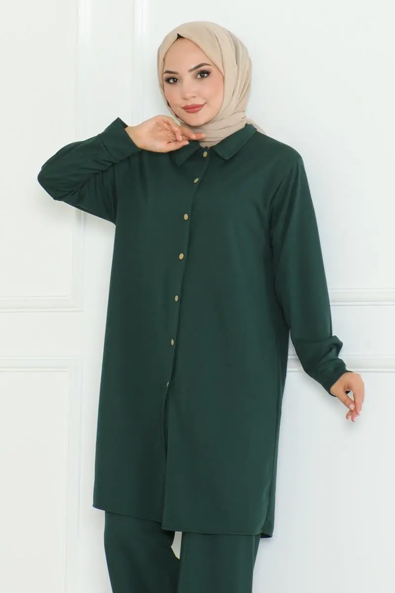 Plus Size Shirt Set-detail