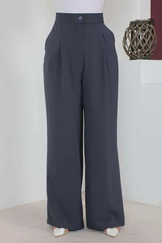 Büyük Beden Pantolon Antrasit-detail